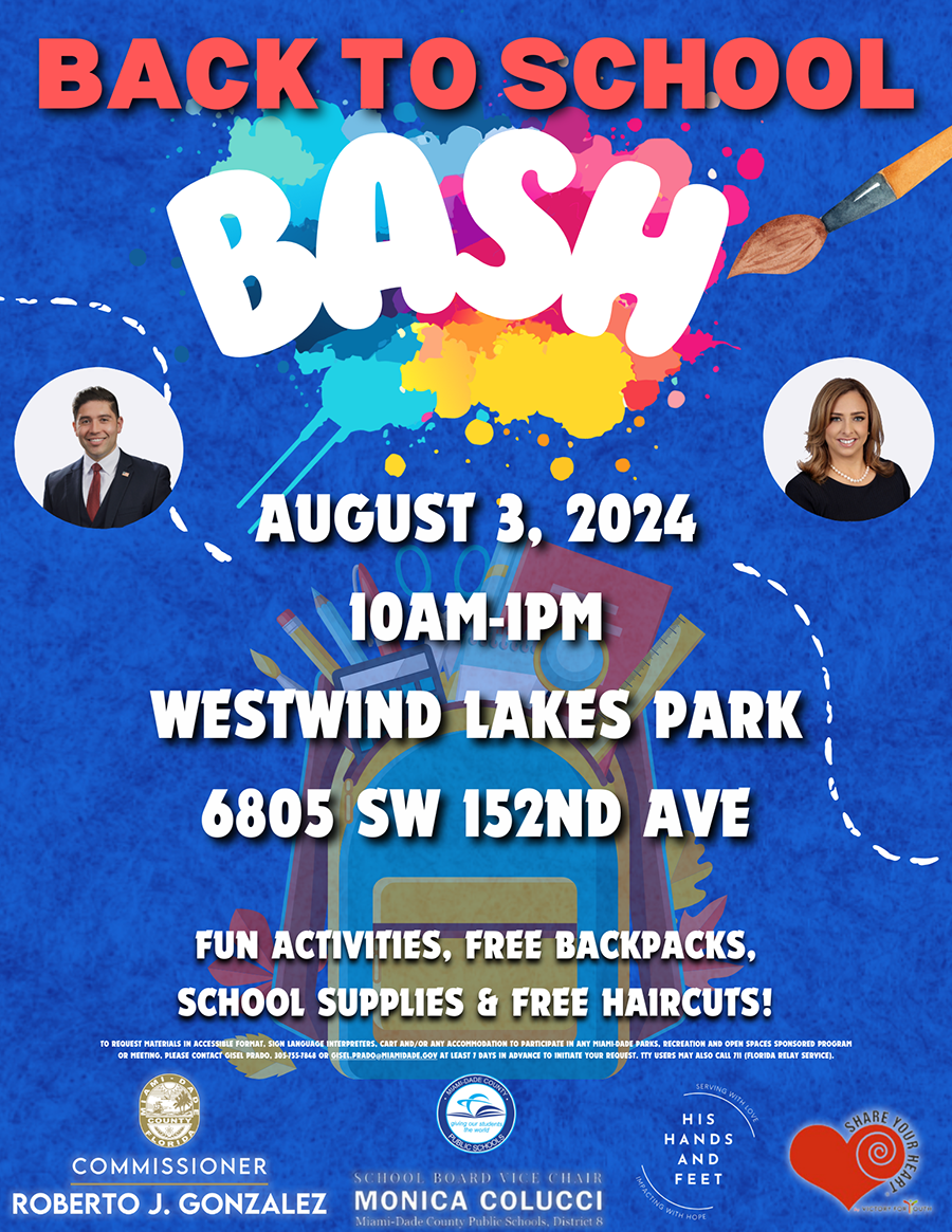 District 8 Back to School Bash @ Westwind Lakes Park